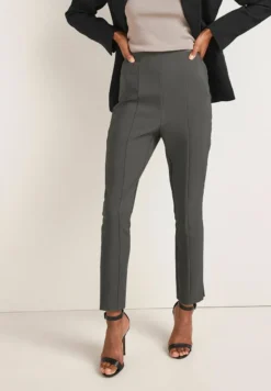 Next TAILORED HIGH WAIST - Stoffhose - Grey