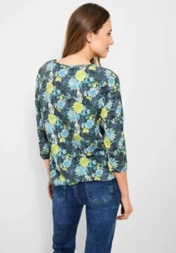 Cecil IN CRASH OPTIK - Langarmshirt - Grün -Angebote Stil Tage Store 0415d800485f42819cb367cff720d206