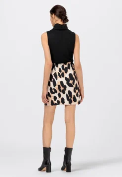 MIT LEOPRINT - Bleistiftrock - Soft Camel -Angebote Stil Tage Store 052fffab051a48bf8027240e659954b3