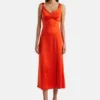 United Colors Of Benetton LOOK SLIP - Freizeitkleid - Orange