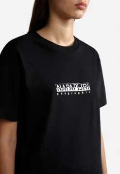 Napapijri S-BOX W SS - T-Shirt Print - Black -Angebote Stil Tage Store 070b27ead9c2472c8bf42de53404d647