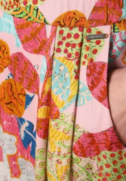 ROCK - A-Linien-Rock - Rosa Mehrfarbig -Angebote Stil Tage Store 076174bee07548df8bfc7cf477b09694