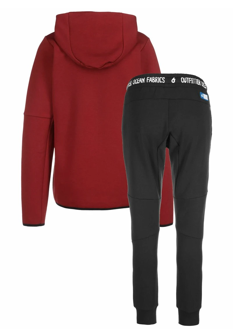 OUTFITTER OCEAN FABRICS SET - Trainingsanzug - Red/black 2 OUTFITTER OCEAN FABRICS SET - Trainingsanzug - Red/black - Image 2