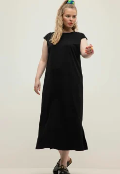 EN SANS MANCHES DÉCOLLETÉ ROND COUPE - Jerseykleid - Noir -Angebote Stil Tage Store 09612074b09647808fc6f8c3954c4f34