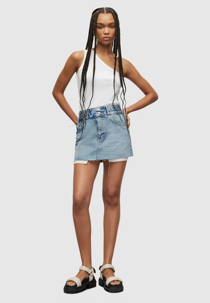 AllSaints HAILEY - A-Linien-Rock - Blue 6 AllSaints HAILEY - A-Linien-Rock - Blue - Image 6