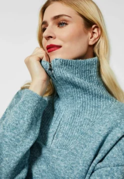 STREET ONE MIT TROYERKRAGEN - Strickkleid - Türkis 8 STREET ONE MIT TROYERKRAGEN - Strickkleid - Türkis -Angebote Stil Tage Store 0ae757ff81614549bb35d27c45b8edfc