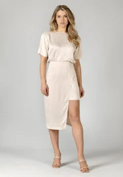 ALAYA - A-Linien-Rock - Beige -Angebote Stil Tage Store 1071885db84b4bf8847f363aaed2c48a 1