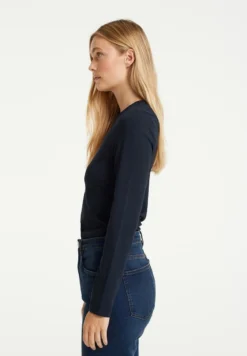 OPUS LANGARMSHIRT SMILLA - Langarmshirt - Global Blue -Angebote Stil Tage Store 10adeb4c2edb4eb29431c3d620044433