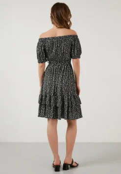 LELA REGULAR FIT - Freizeitkleid - Black -Angebote Stil Tage Store 1288debaf4f2422eb7f247d3937d4907