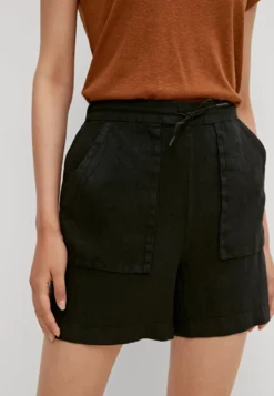 Comma REGULAR - Shorts - Black -Angebote Stil Tage Store 12beb932c825465888df43a22ab516d1