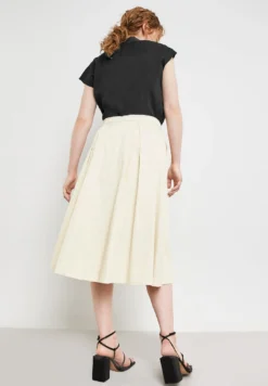 Taifun MIT PLATZIERTEM FLORAL-PRINT - A-Linien-Rock - Light Creme Gemustert -Angebote Stil Tage Store 13695755263e4d6ab5ccaa1b12a23627