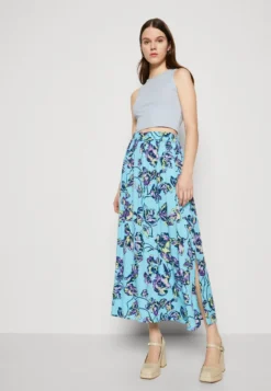 YAS HW ANKLE NOOS - Faltenrock - Blue -Angebote Stil Tage Store 1e275db7fc114ed99705df9bc23c73a9