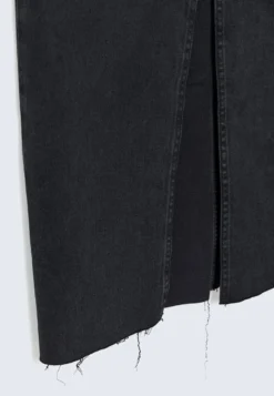 Stradivarius LANGER IM COMFORT-FIT - Jeansrock - Black Denim -Angebote Stil Tage Store 20a04fee52f1456f9fb1fac02c747889