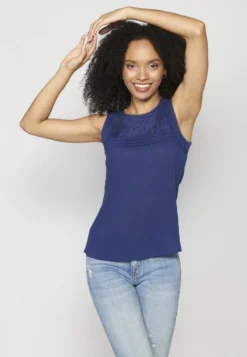 Koroshi Bluse - Royal Blue