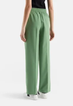 United Colors Of Benetton FLOWY WITH DRAWSTRING - Stoffhose - Green -Angebote Stil Tage Store 29247f014cc04defb5f8ae31b22f112d