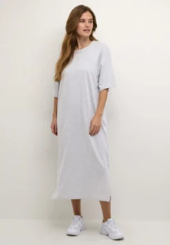 Kaffe KAEDNA - Jerseykleid - Light Grey Melange