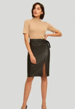 Bleistiftrock - Dark Chocolate