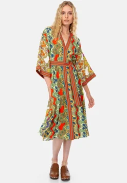 KAFTAN IBIZA AUS LENZING™ ECOVERO™ - Freizeitkleid - Mischfarben