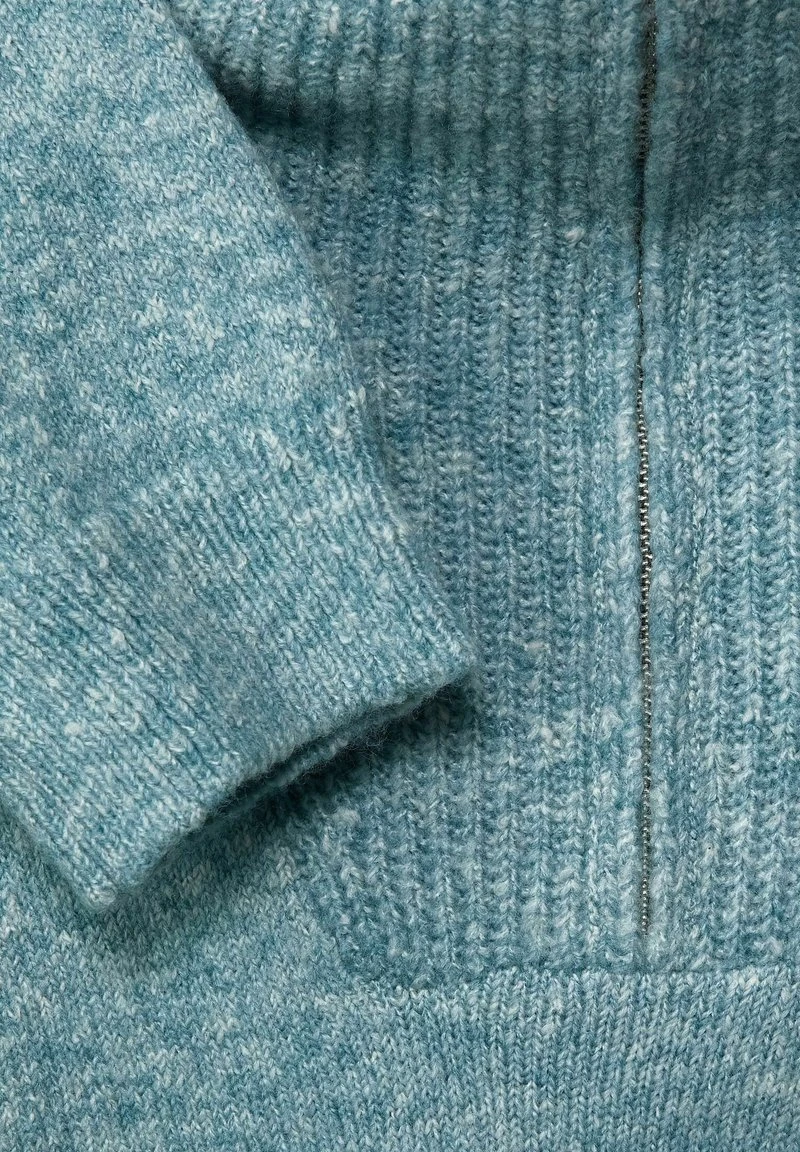 STREET ONE MIT TROYERKRAGEN - Strickkleid - Türkis 6 STREET ONE MIT TROYERKRAGEN - Strickkleid - Türkis - Image 6