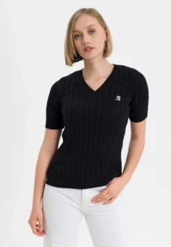 XIOMARA - T-Shirt Basic - Black