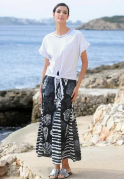 A-Linien-Rock - Schwarz Weiß -Angebote Stil Tage Store 35dc5d39bcbb47ff8b977b525dd428d0