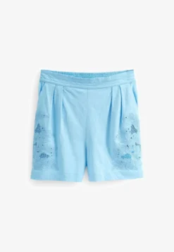 Next BRODERIE DETAIL STANDARD - Shorts - Blue -Angebote Stil Tage Store 3a177a5deea64ac999f46fdba128861e