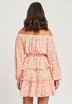 Tussah LORELEI MINI - Freizeitkleid - Aria Floral Orange And Pink -Angebote Stil Tage Store 3a62915d95ad4ac19d68f99c019488d3