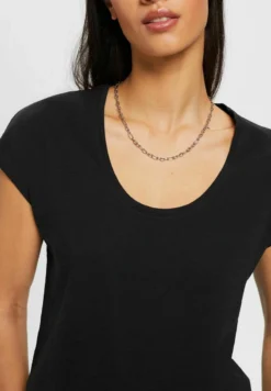 Edc By Esprit MIT U BOOTAUSSCHNITT - T-Shirt Basic - Black -Angebote Stil Tage Store 3d09bc974ffd4b9fae2fb0cc4eef1c04