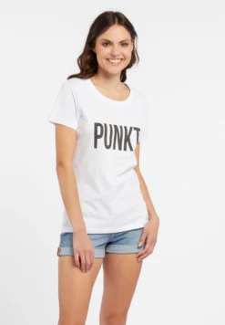 PUNKT RODEO - T-Shirt Print - Weiß