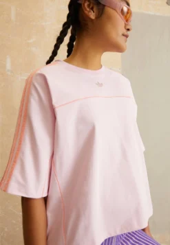 Adidas Originals ARCHIVE CUTLINE TEE - T-Shirt Print - Clear Pink