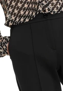 MARC CAIN MIT ABGESTEPPTER BÜGELFALTE - Stoffhose - Black -Angebote Stil Tage Store 3ea9460029284957bfb5c23f63dea45e