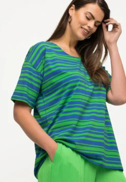 Ulla Popken T-Shirt Print - Vert Pomme -Angebote Stil Tage Store 406b07c93ddd47d293bd1442a2016963
