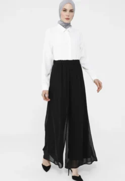 REFKA - Stoffhose - Black