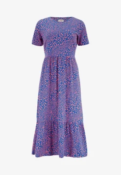 Sugarhill Brighton UNNA SMOCK PAINTERLY - Jerseykleid - Blue -Angebote Stil Tage Store 42d0583c20e14e108cc1b5a159035b19