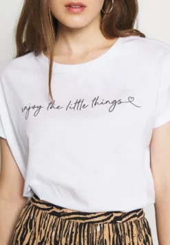 Even&Odd MANDALA ENJOY THE LITTLE THINGS TEE - T-Shirt Print - White -Angebote Stil Tage Store 43e0c772db35485aa4b308765cb70795
