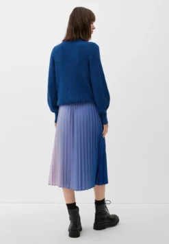 S.Oliver MIT PLISSEEFALTEN - A-Linien-Rock - Azurblau -Angebote Stil Tage Store 470c6e8cad4840808cfe0a275ed937c5