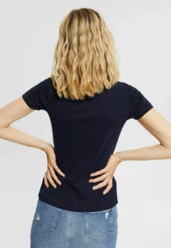 ESPRIT T-Shirt Basic - Navy -Angebote Stil Tage Store 4726c86ab5724671a820b86d814ead69