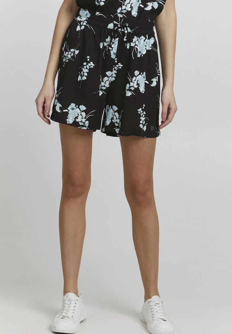 OXMO ELDIRD - Shorts - Black Mix 1 OXMO ELDIRD - Shorts - Black Mix