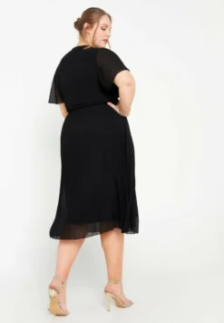 PLISSÉE UNIE - Freizeitkleid - Black -Angebote Stil Tage Store 4aa3ff22bc064956bd4b2656167a2bcc