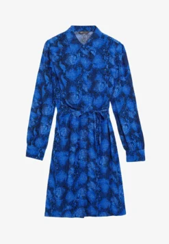 Marks & Spencer BELTED SNAKE PRINT - Blusenkleid - Blue Mix -Angebote Stil Tage Store 4bc5334ba5374c778f43530f2ca808ed