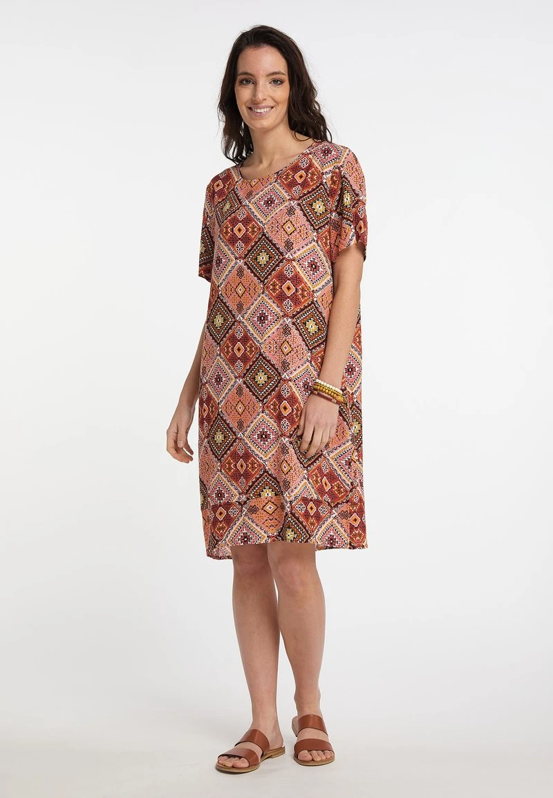 USHA RAKATA - Freizeitkleid - Rost Mehrfarbig 2 USHA RAKATA - Freizeitkleid - Rost Mehrfarbig - Image 2