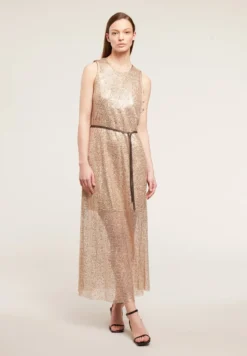 LONG NET - Ballkleid - Beige