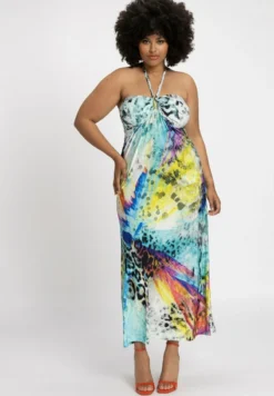 Ulla Popken Maxikleid - Jordan Blauw