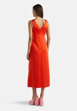 United Colors Of Benetton LOOK SLIP - Freizeitkleid - Orange -Angebote Stil Tage Store 5221ababfb5246c8b7b4c85107d45c44