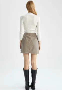 DeFacto A-Linien-Rock - Beige 8 DeFacto A-Linien-Rock - Beige -Angebote Stil Tage Store 537450316b2b43a483208a871459f170