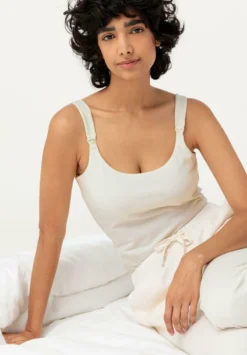 HESSNATUR UMSTANDSMODE STILL TOP AUS BIO BAUMWOLLE - Top - Naturweiss