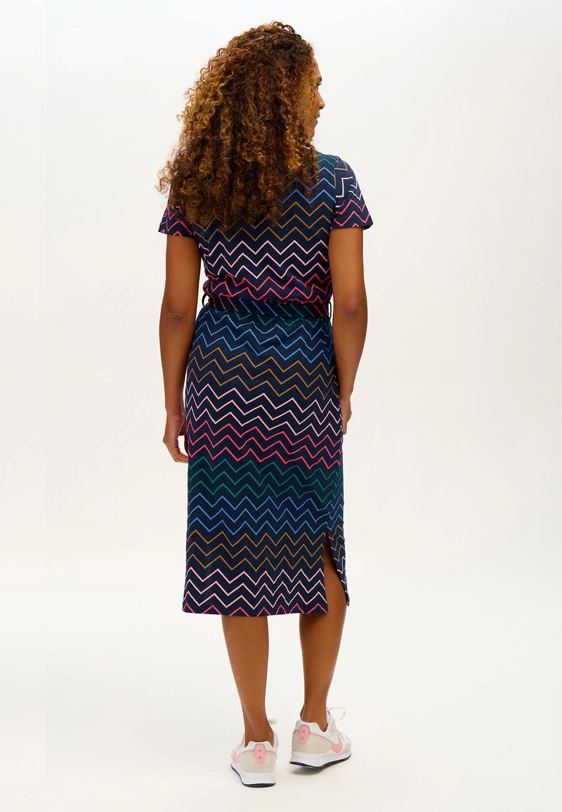 Sugarhill Brighton FLISSY MIDI - Jerseykleid - Blue 3 Sugarhill Brighton FLISSY MIDI - Jerseykleid - Blue - Image 3