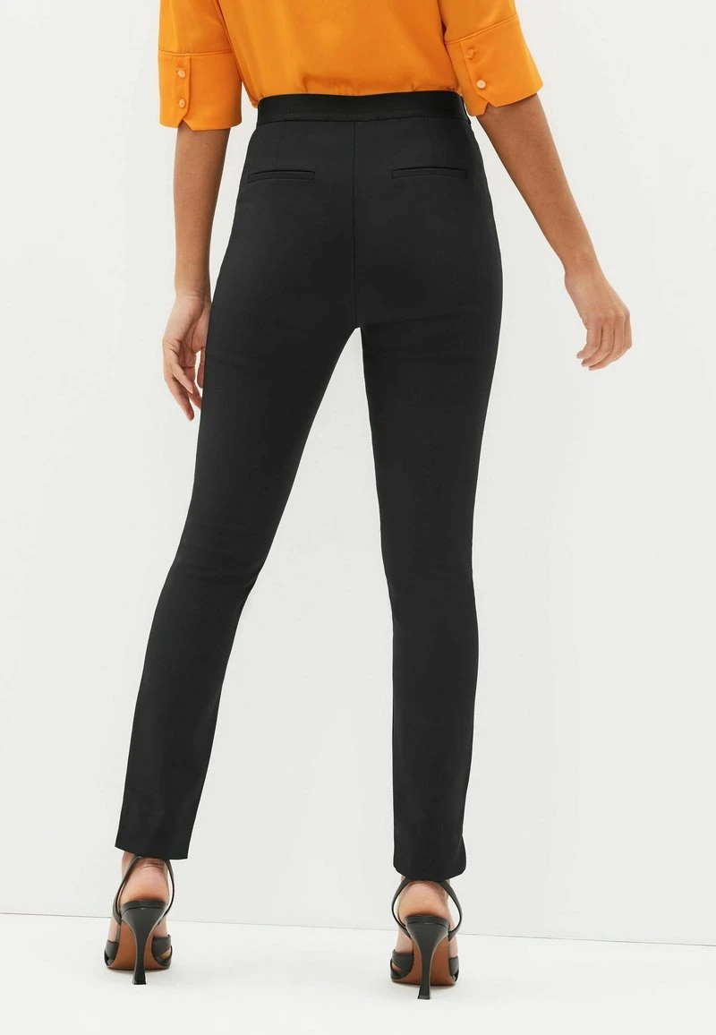 Next ELASTIC BACK ZIP DETAIL STANDARD - Stoffhose - Black 3 Next ELASTIC BACK ZIP DETAIL STANDARD - Stoffhose - Black - Image 3