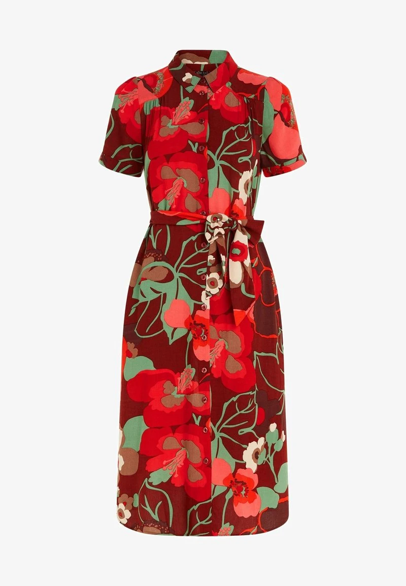 King Louie CARINA LA MONIA - Blusenkleid - Pecan Brown 5 King Louie CARINA LA MONIA - Blusenkleid - Pecan Brown - Image 5