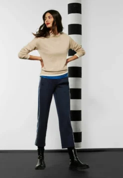 STREET ONE Jogginghose - Blau -Angebote Stil Tage Store 5f74deebcebf4588a97227a4d6583385